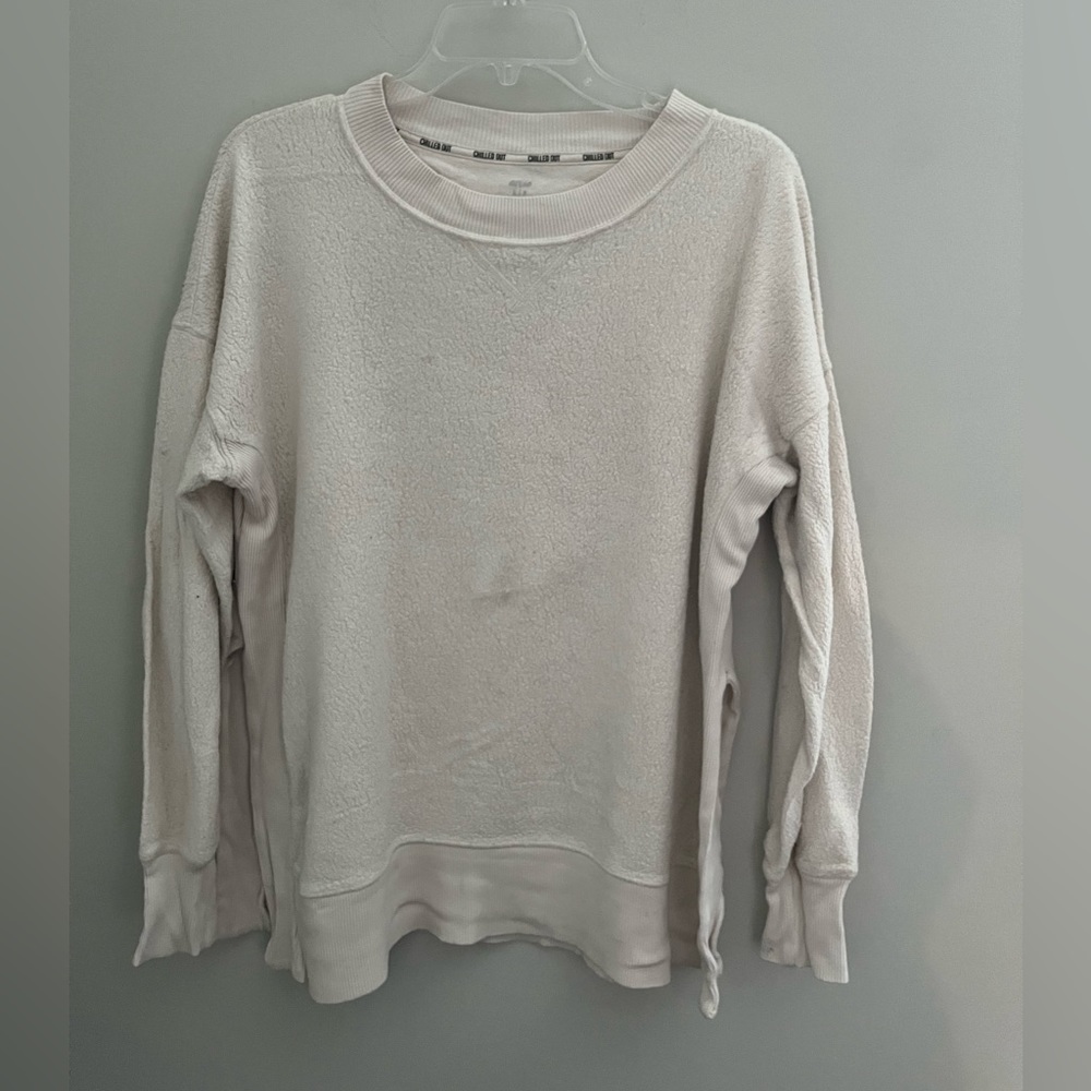 Aerie Chilled Out Crewneck Sweatshirt Size Small